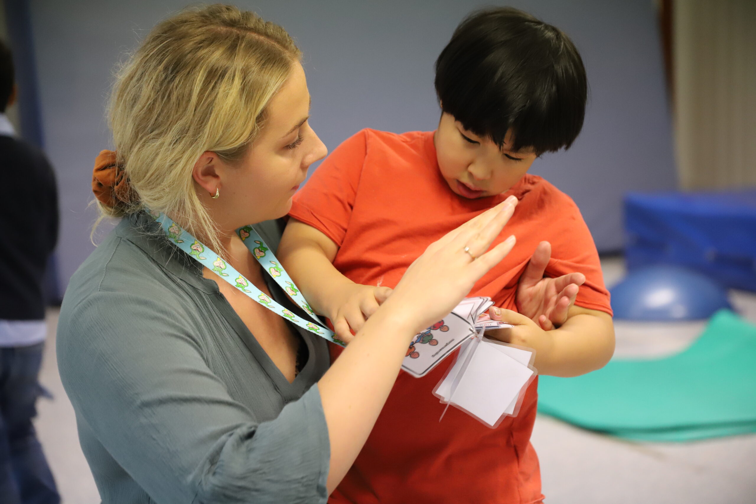 Samtale med symboler og tegn