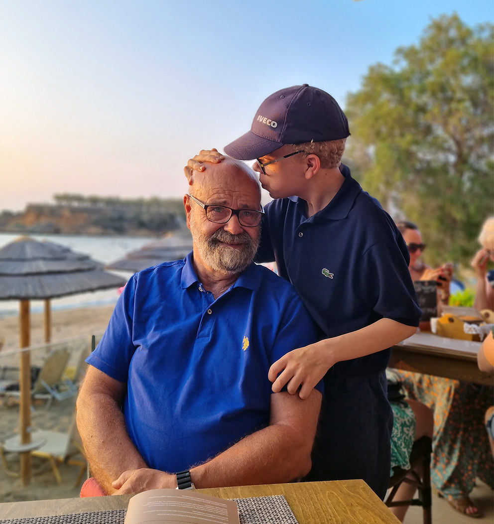 Foto av Ola og sønnen