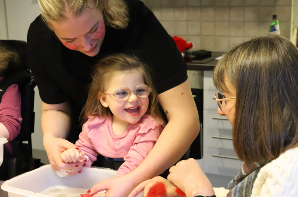 Jente med diagnose i aktivitet