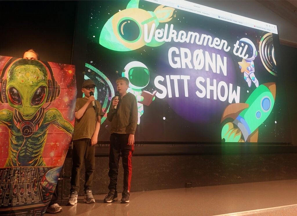 Glimt fra Grønn gruppes show